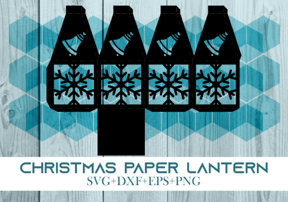 3D SVG Christmas Paper Lantern Series 0302 Adds Festive Flair to Branding