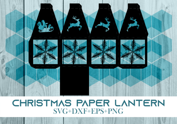 3D SVG Christmas Paper Lantern Series 0882: Festive Flair for Brand Visuals
