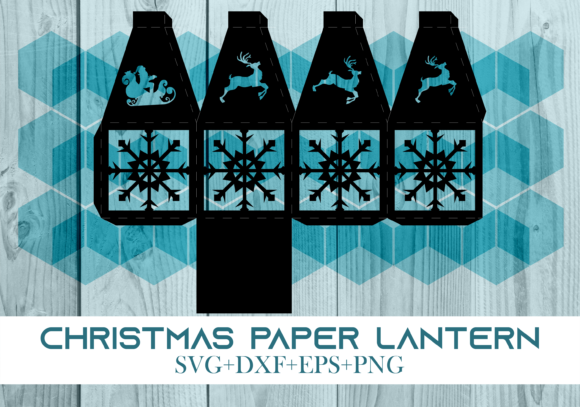 Christmas 3D SVG Lantern Series 0622 for Holiday Digital Products