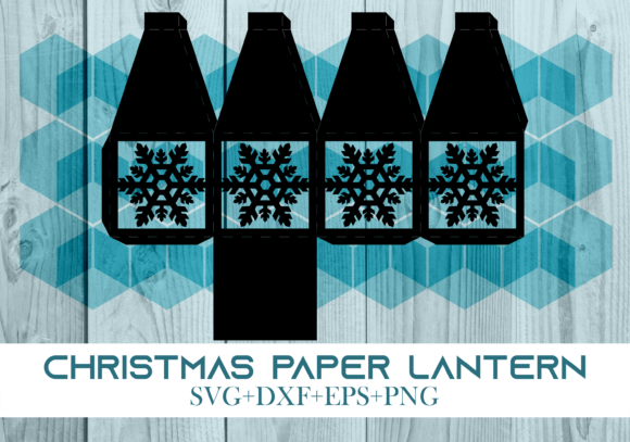 Christmas Paper Lantern Series 0111: A 3D SVG for Festive Branding and Holiday Design Projects