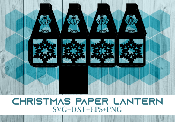 Christmas Paper Lantern Series 0290 – 3D SVG for Festive Handmade Crafts