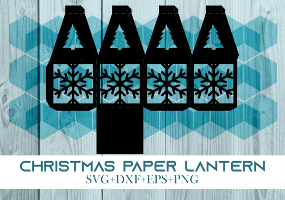 Christmas Paper Lantern Series 0311: A 3D SVG Design That Elevates Holiday Branding