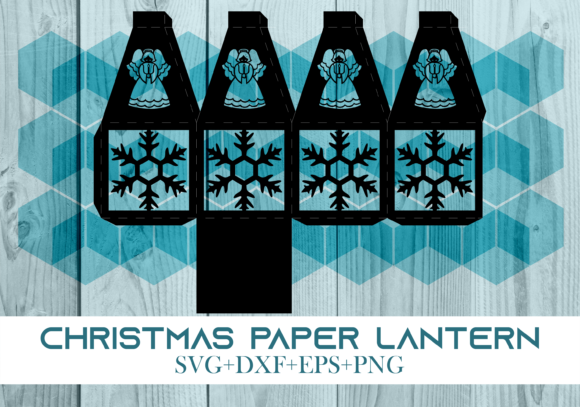 Christmas Paper Lantern Series 0836: A 3D SVG That Brings Holiday Cheer to Web Content